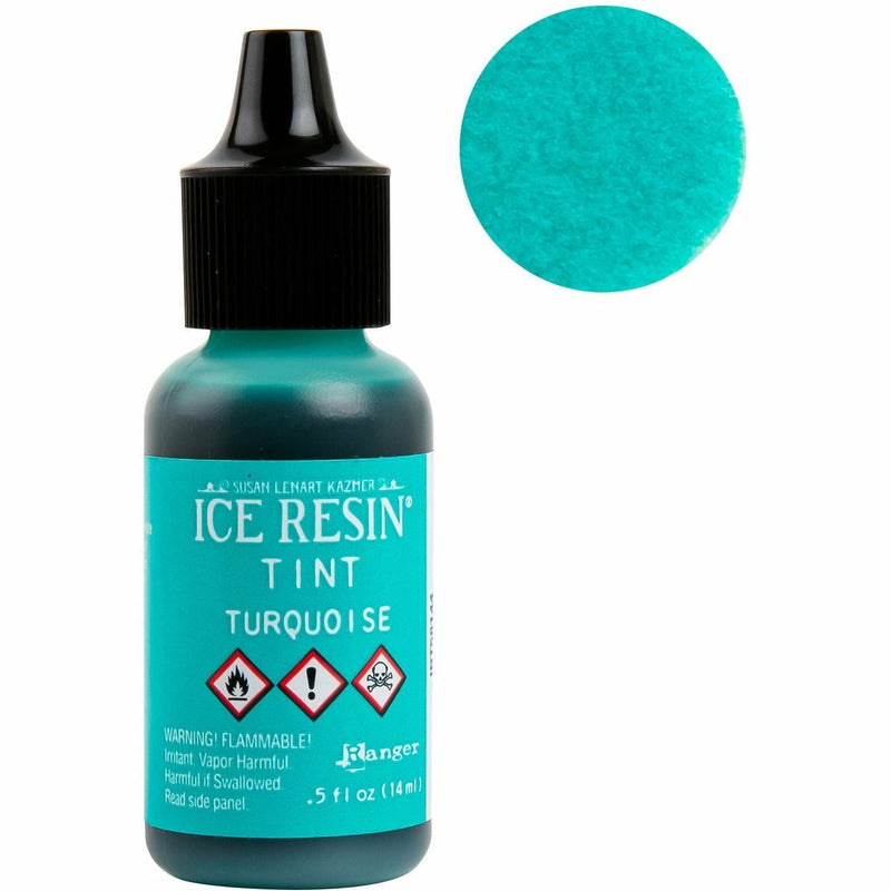 Light Sea Green Ice Resin Tints 14ml - Turquoise Resin Dyes Pigments and Colours