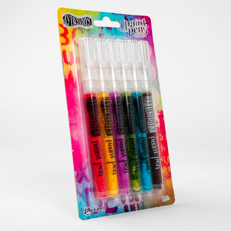 Deep Pink Dylusions Paint Pens 6/Pkg Set
