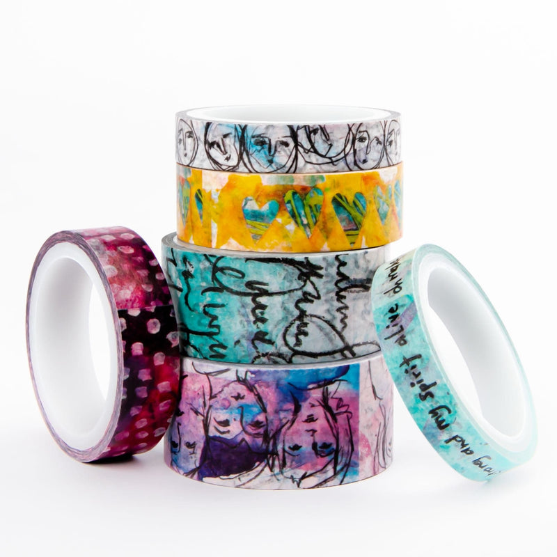 Goldenrod Dina Wakley Media Washi Tape-