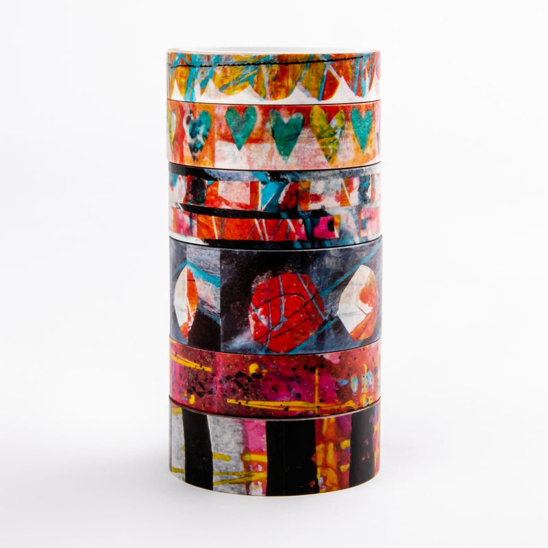 Firebrick Dina Wakley Media Washi Tape-