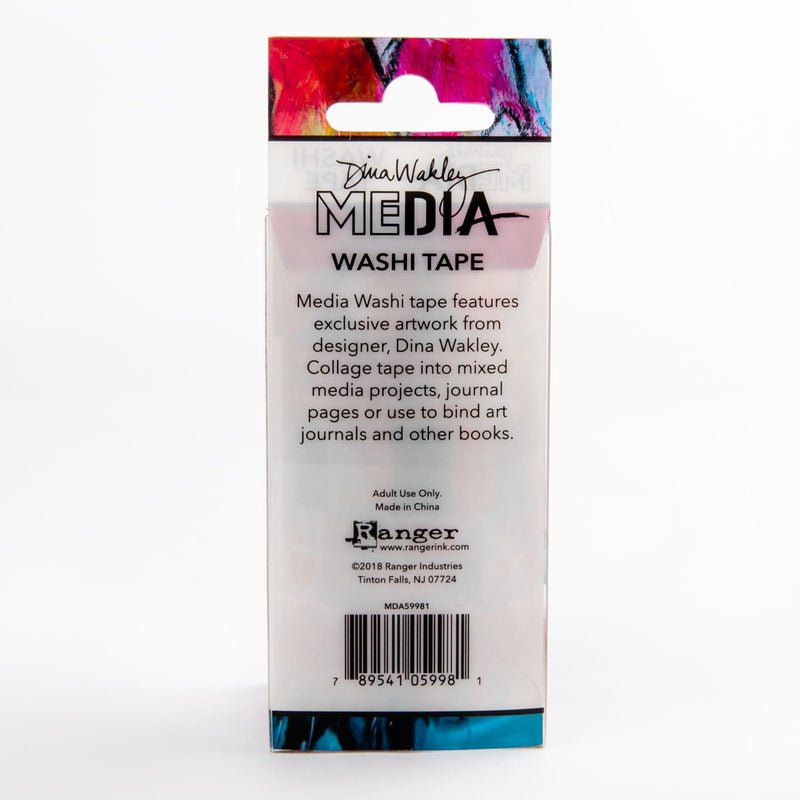 Gray Dina Wakley Media Washi Tape-