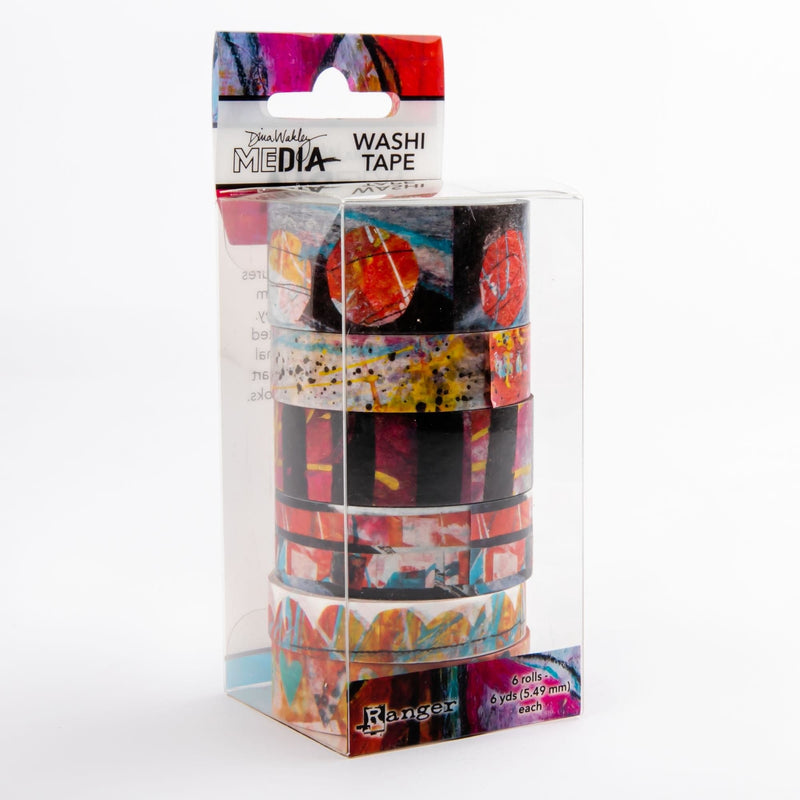 Maroon Dina Wakley Media Washi Tape-