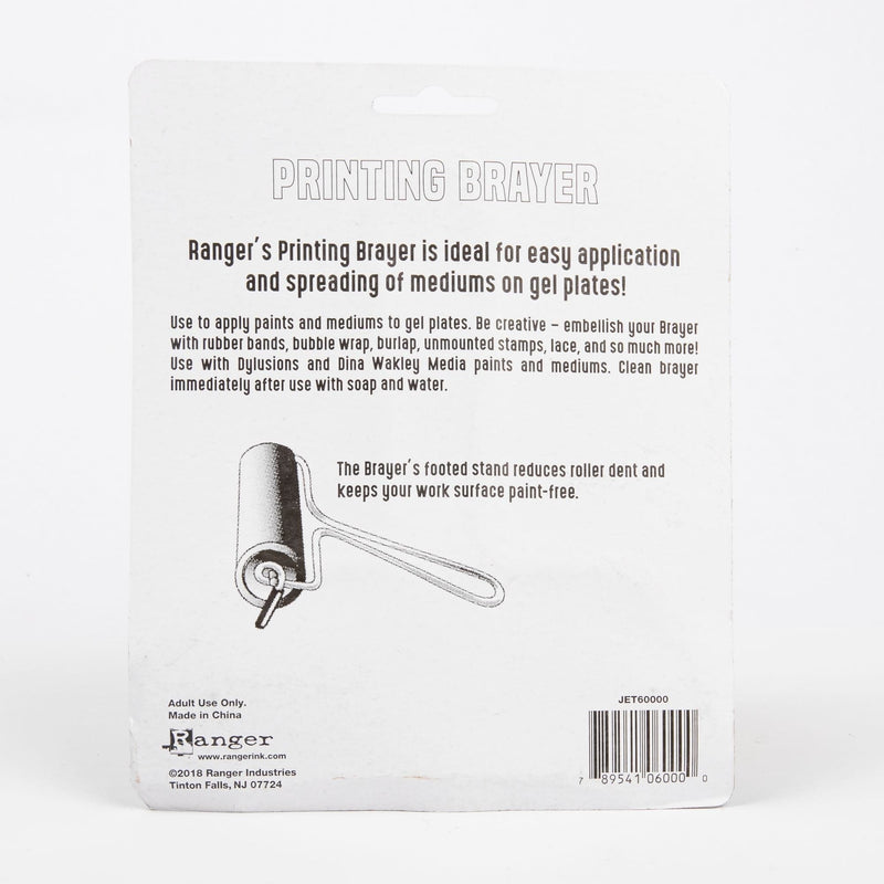 White Smoke Ranger Gel Press Plate Brayer -Medium- Printmaking