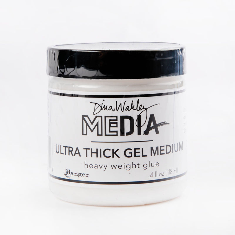 Gray Dina Wakley Media Ultra Thick Gel Medium 4oz- Acrylic Paints