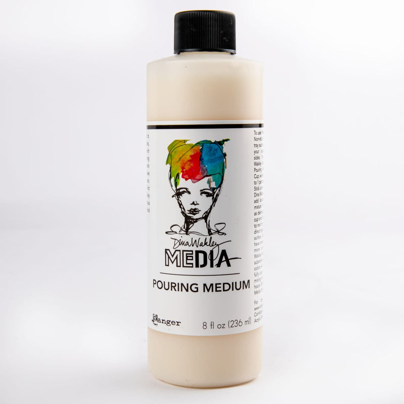 Gray Dina Wakley Media Pouring Medium 236ml Acrylic Paints