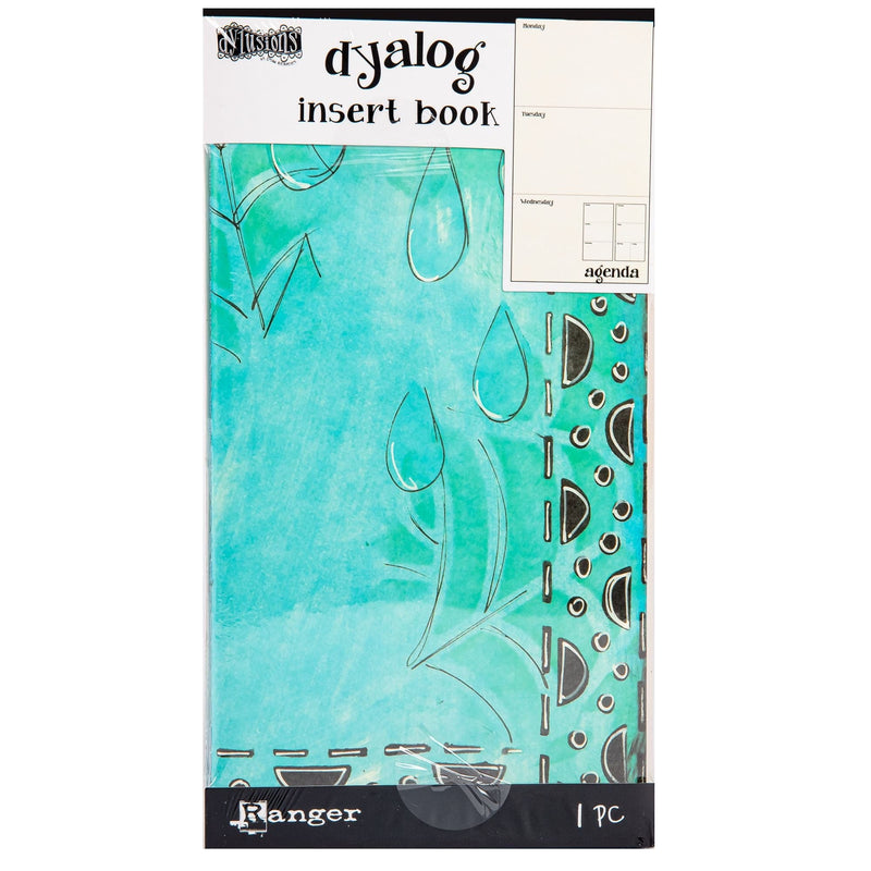 Medium Turquoise Dyan Reaveley's Dylusions Dyalog Insert Book 11x21cm - Agenda