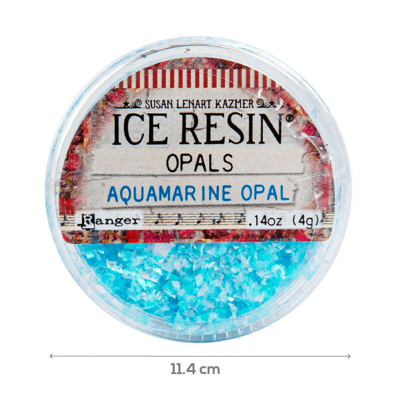 Medium Turquoise Ice Resin Opals - Aquamarine 4 grams Resin Mix Ins