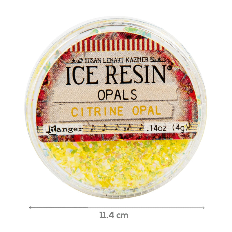 Gray Ice Resin Opals - Citrine 4 grams Resin Mix Ins