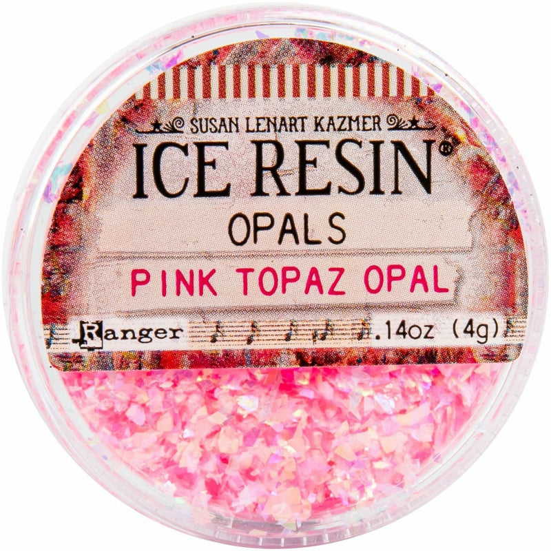 Light Pink Ice Resin Opals - Pink Topaz  4 grams Resin Mix Ins