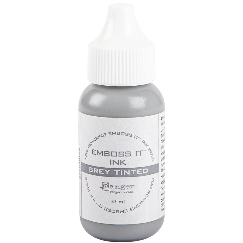 Lavender Ranger Emboss-It Ink Pad Reinker 29ml-Gray Embossing Supplies