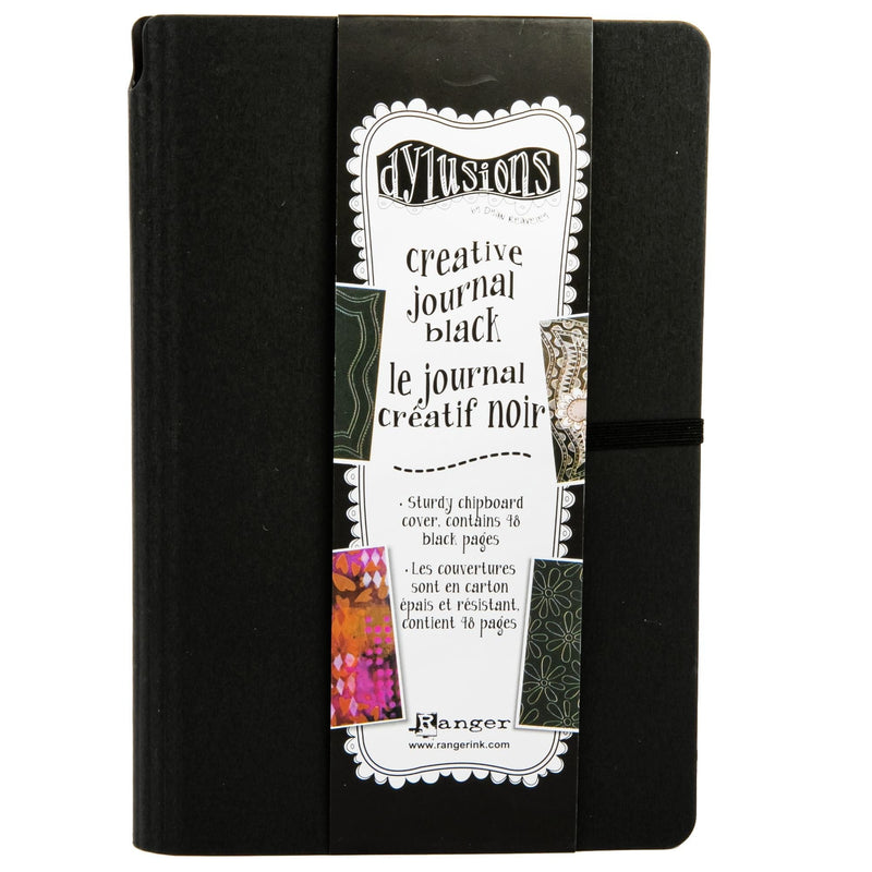 Black Dyan Reaveley's Dylusions Black Journal - Small Planners and Journals