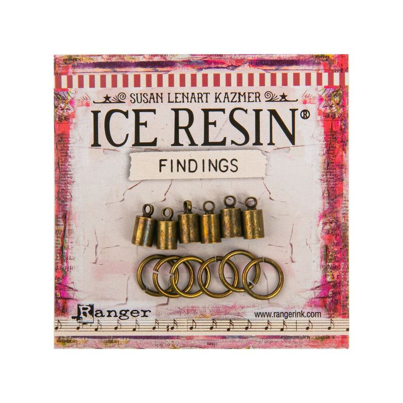 Gray Ice Resin 6 x Endcaps 5mm and  6 x  Jump Rings 10mm



Antique Bronze Resin Jewelry Making