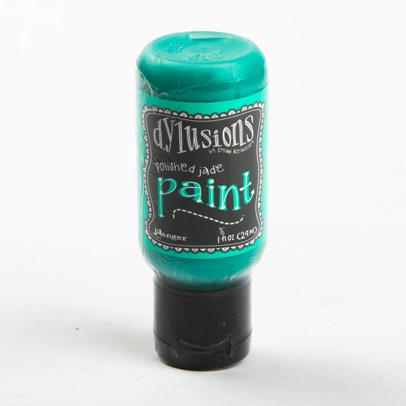 Dark Cyan Dylusions Acrylic Paint 29ml - Polish Jade Acrylic Paints