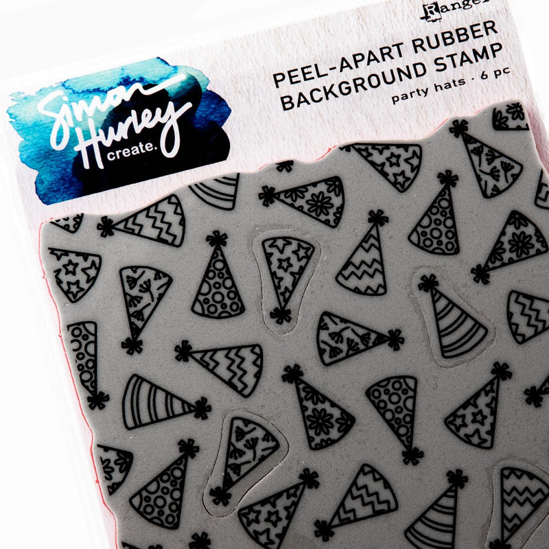 Slate Gray Simon Hurley create. Cling Stamps 6"X6"

Party Hats Stamp Pads