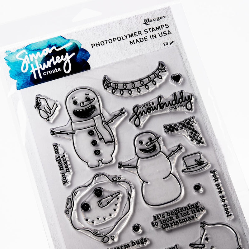 Gray Simon Hurley create. Cling Stamps 15x22.5cm

Snazzy Snowmen Stamp Pads