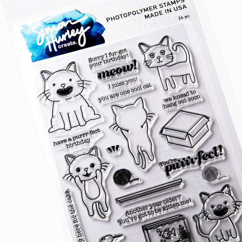 Gray Simon Hurley create. Cling Stamps 15x22.5cm

Cool Cats Stamp Pads