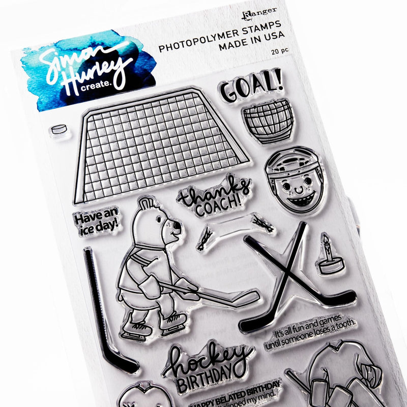 Gray Simon Hurley create. Cling Stamps 15x22.5cm 

Hockey Buddies Stamp Pads