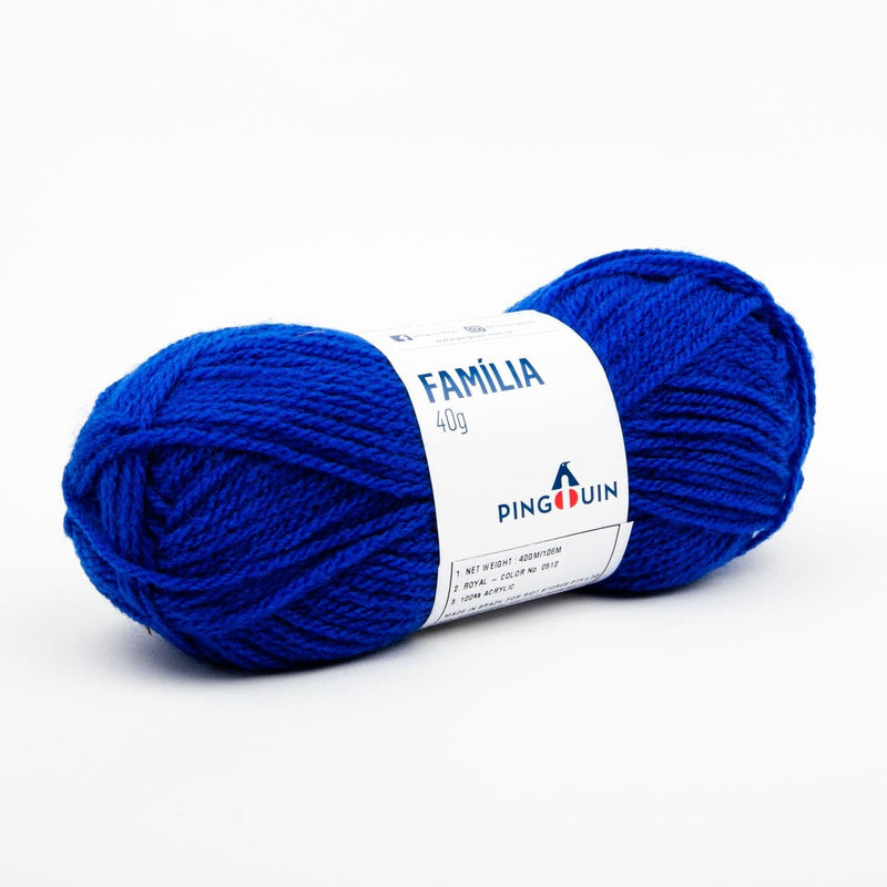 Dark Blue Royal Blue - Family  Yarn 40 Grams 106 Metres Knitting and Crochet Yarn