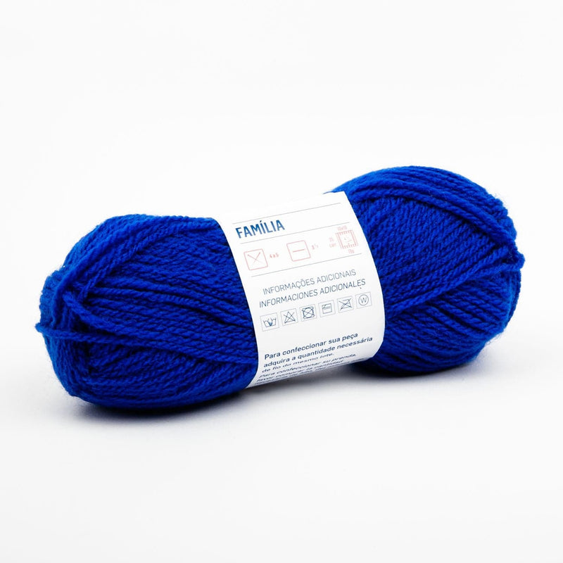 Dark Blue Royal Blue - Family  Yarn 40 Grams 106 Metres Knitting and Crochet Yarn