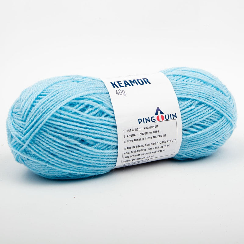 Cadet Blue Baby Blue - Keamor / Baby Yarn  Yarn 40 Grams 210 Metres Knitting and Crochet Yarn
