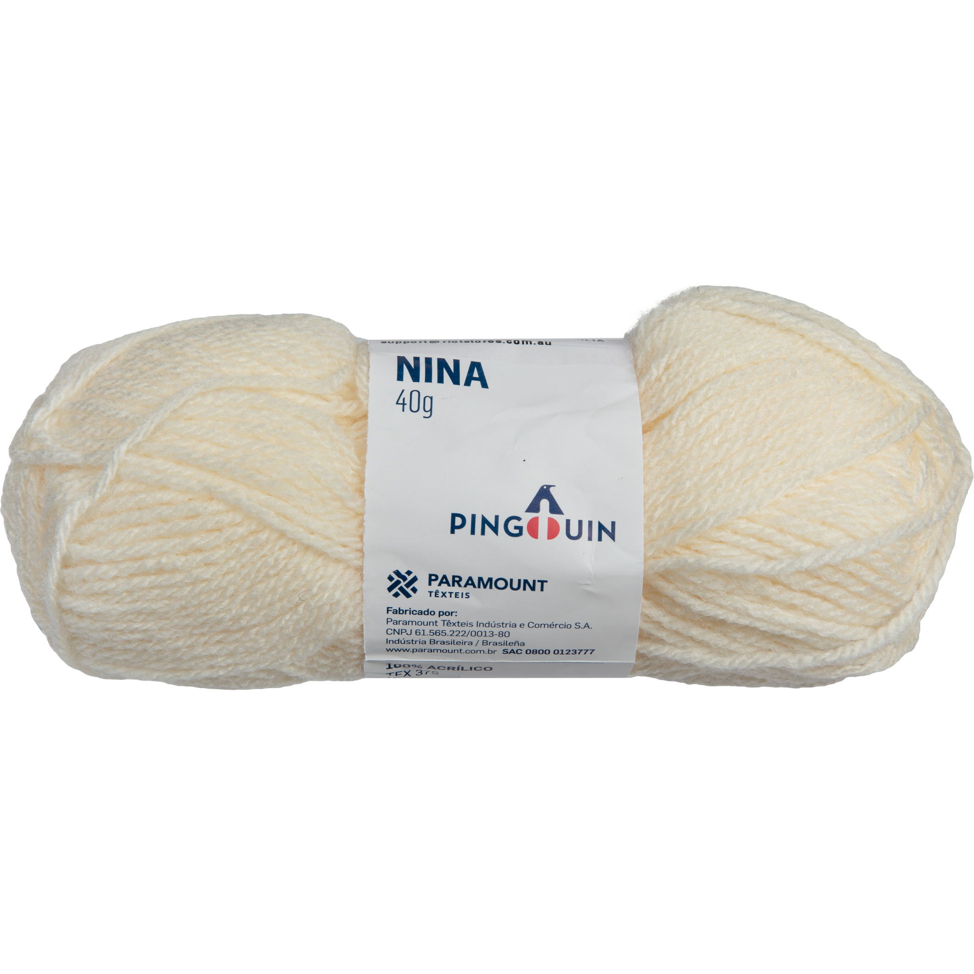 Gray Pingouin Nina 100% Acrylic Yarn 40g Ball 106m-Cru Knitting and Crochet Yarn