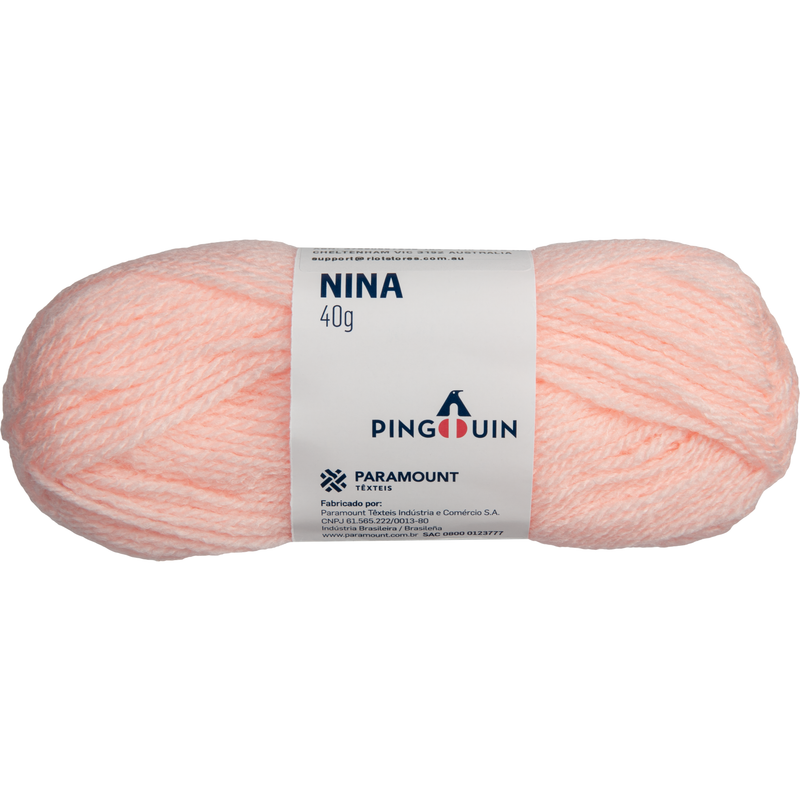 Gray Pingouin Nina 100% Acrylic Yarn 40g Ball 106m-Baby Knitting and Crochet Yarn
