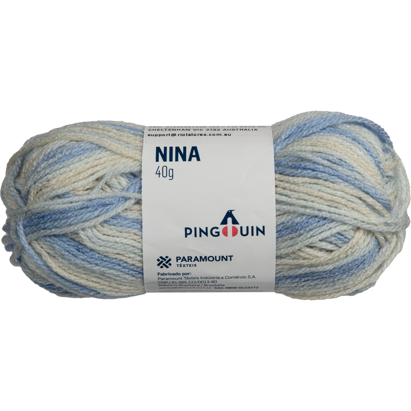 Dark Gray Pingouin Nina 100% Acrylic Yarn 40g Ball 106m-Dream Mix Knitting and Crochet Yarn