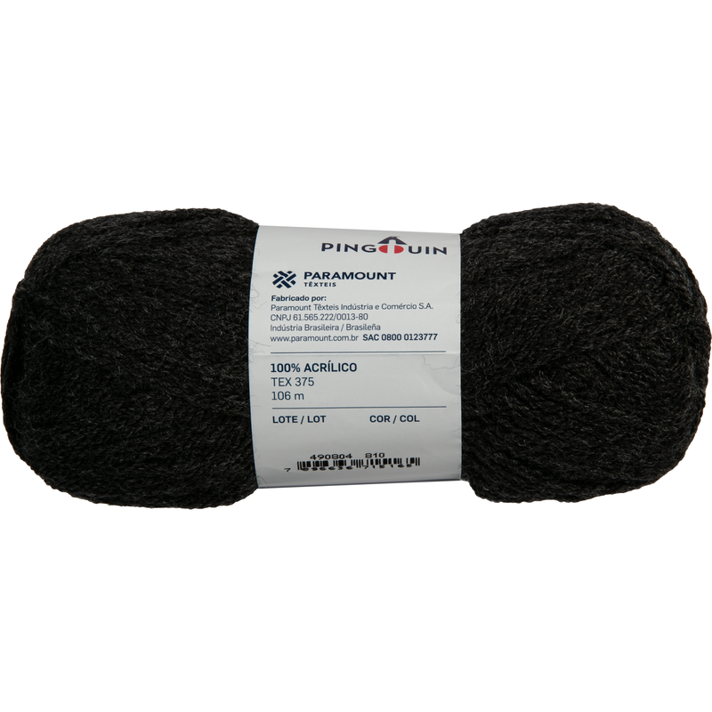 Black Pingouin Nina 100% Acrylic Yarn 40g Ball 106-M.Nix Knitting and Crochet Yarn