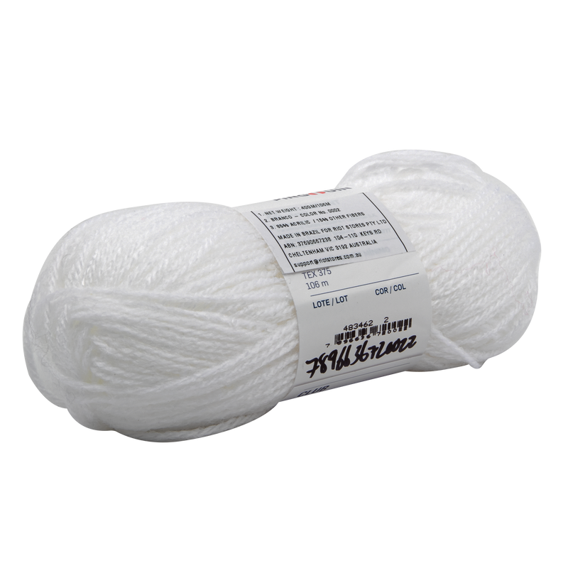 Gray Club 40 Yarn-White, 40 Grams, 107 Metres Knitting and Crochet Yarn