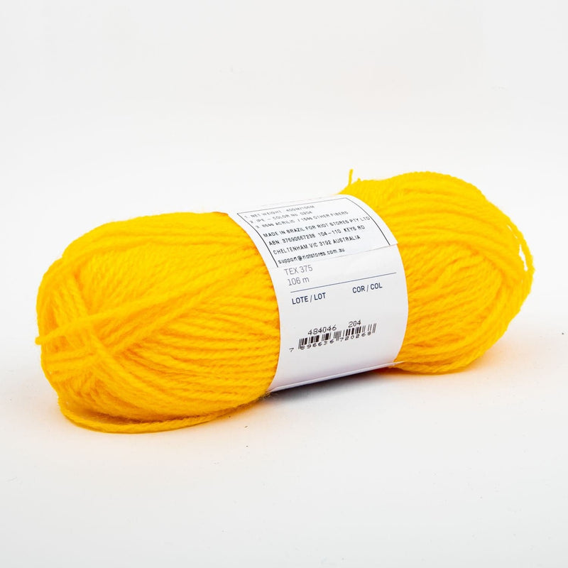Gold Club 40 Yarn-Yellow, 40 Grams, 107 Metres Knitting and Crochet Yarn