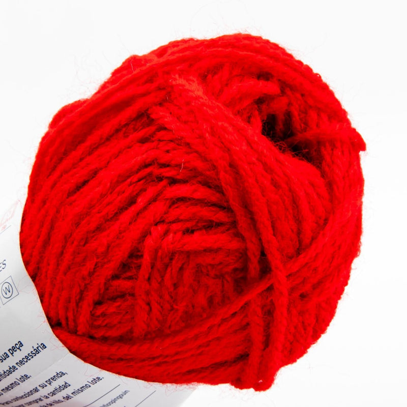 Firebrick Club 40 Yarn-Red, 40 Grams, 107 Metres Knitting and Crochet Yarn
