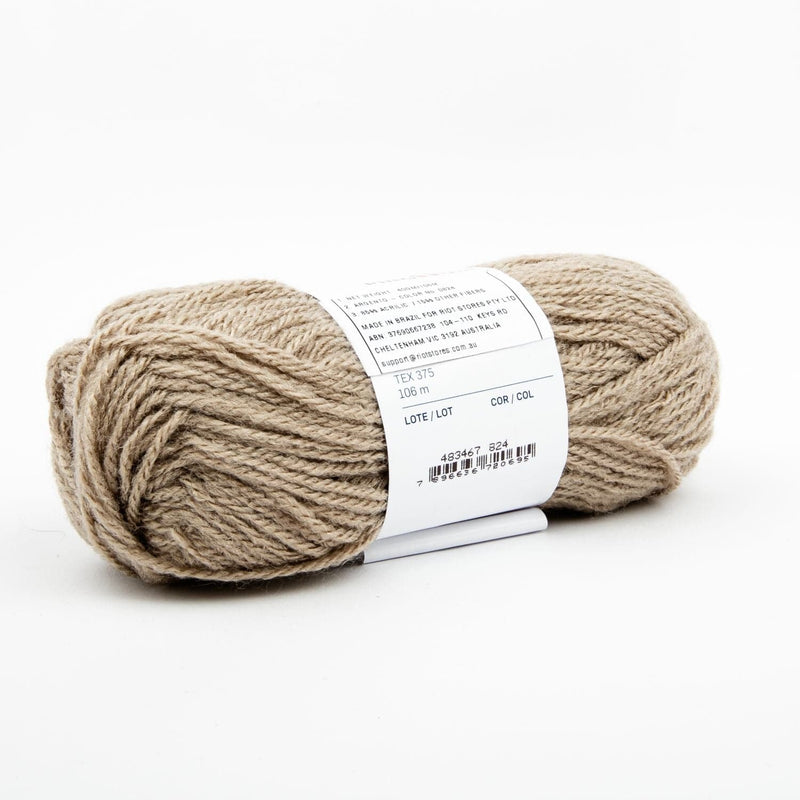Rosy Brown Club 40 Yarn-Silver Grey, 40 Grams, 107 Metres Knitting and Crochet Yarn