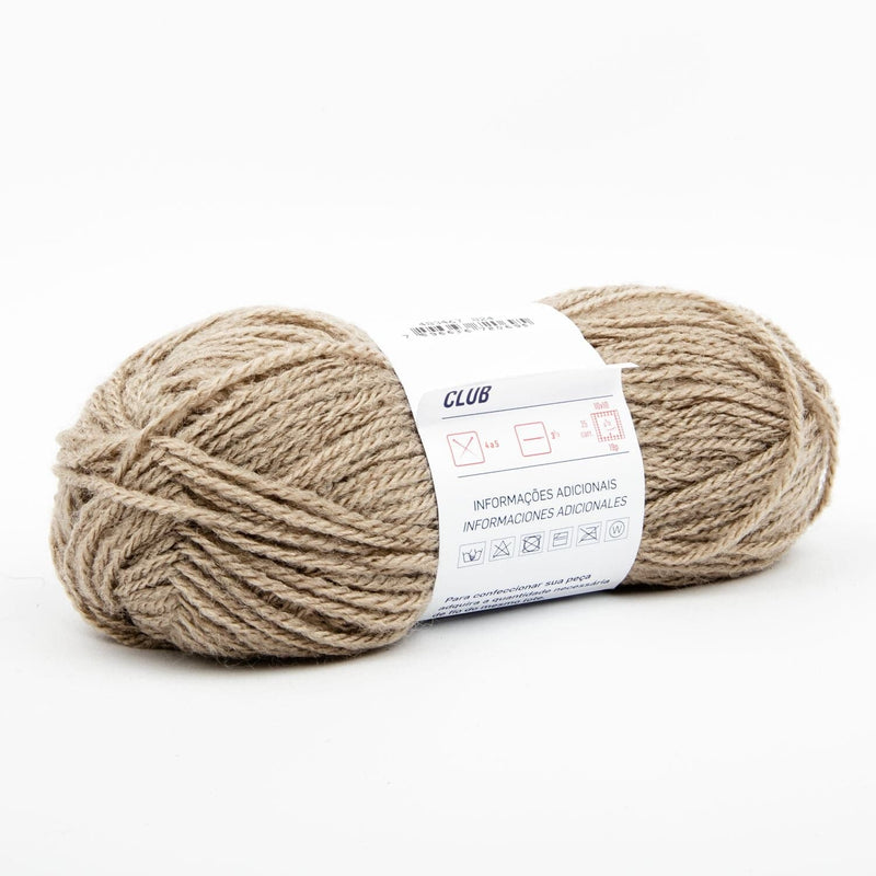 Rosy Brown Club 40 Yarn-Silver Grey, 40 Grams, 107 Metres Knitting and Crochet Yarn