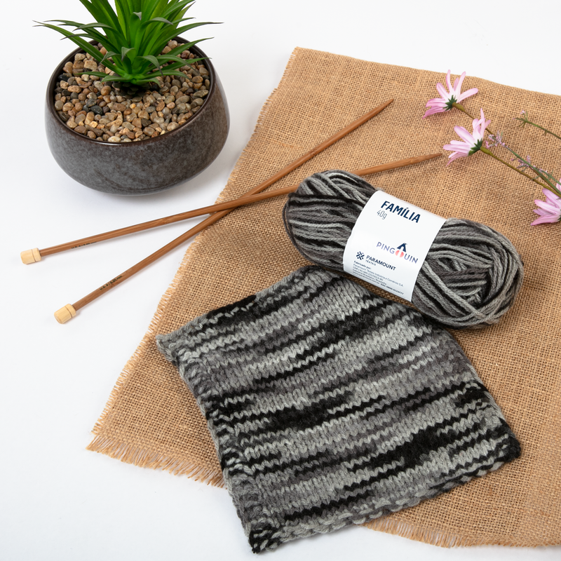 Rosy Brown Grey Mix - Flash Yarn 100 Grams 200 Metres Knitting and Crochet Yarn