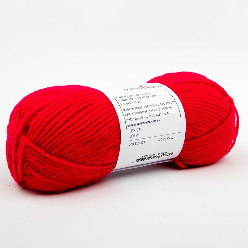 Firebrick Fuschia - Family  Yarn 40 Grams 106 Metres Knitting and Crochet Yarn