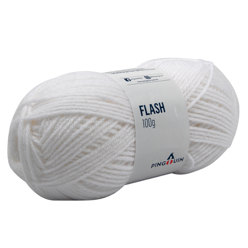 Gray White - Flash Yarn 100 Grams 200 Metres Knitting and Crochet Yarn