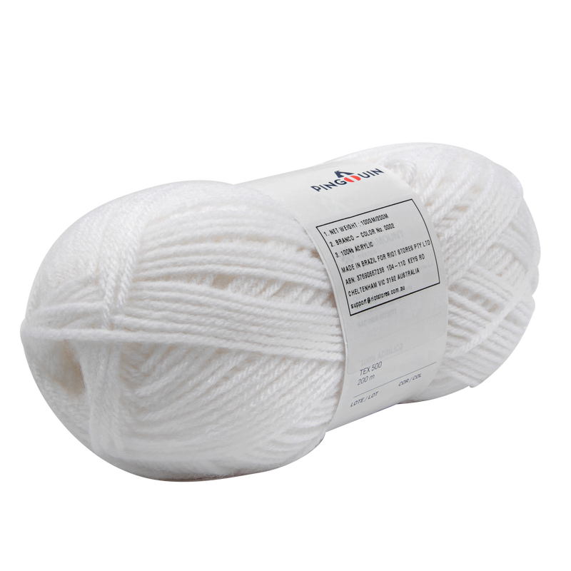 Light Gray White - Flash Yarn 100 Grams 200 Metres Knitting and Crochet Yarn