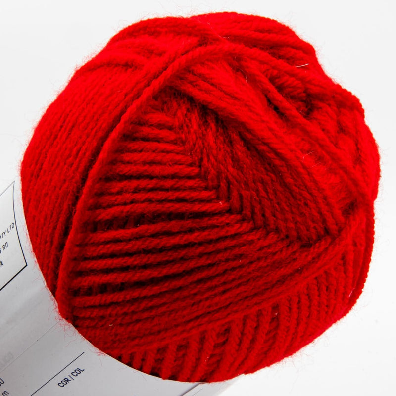 Dark Red Red - Flash Yarn 100 Grams 200 Metres Knitting and Crochet Yarn