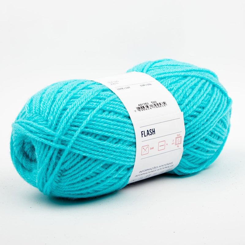 Turquoise Aqua - Flash Yarn 100 Grams 200 Metres Knitting and Crochet Yarn