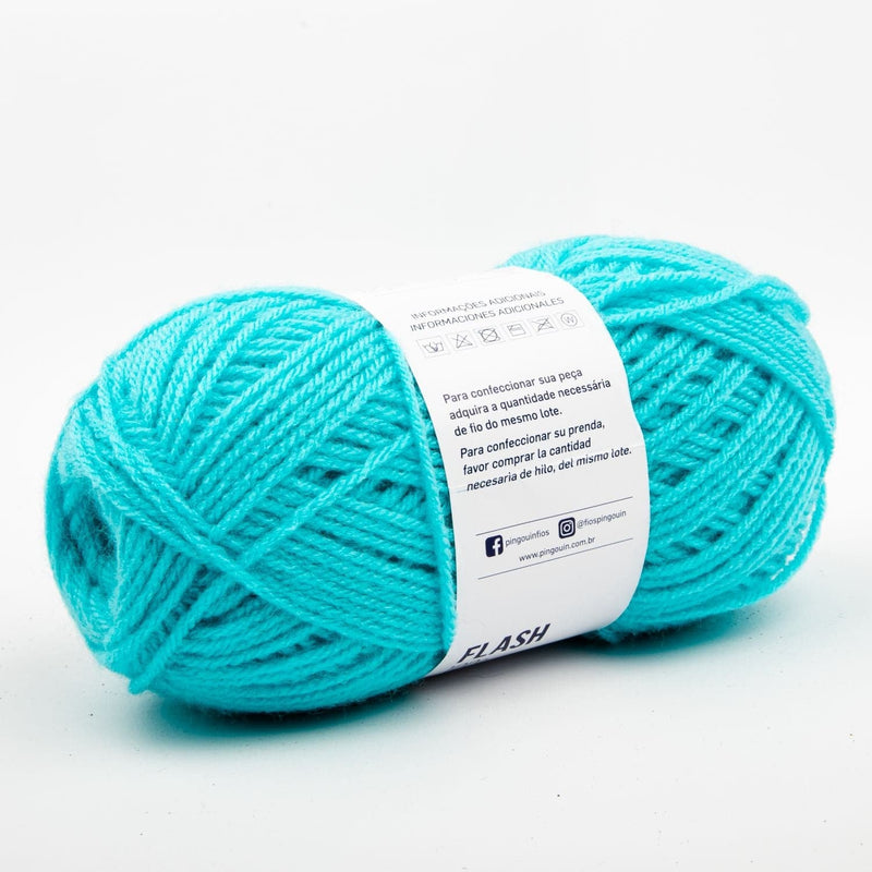 Light Sea Green Aqua - Flash Yarn 100 Grams 200 Metres Knitting and Crochet Yarn