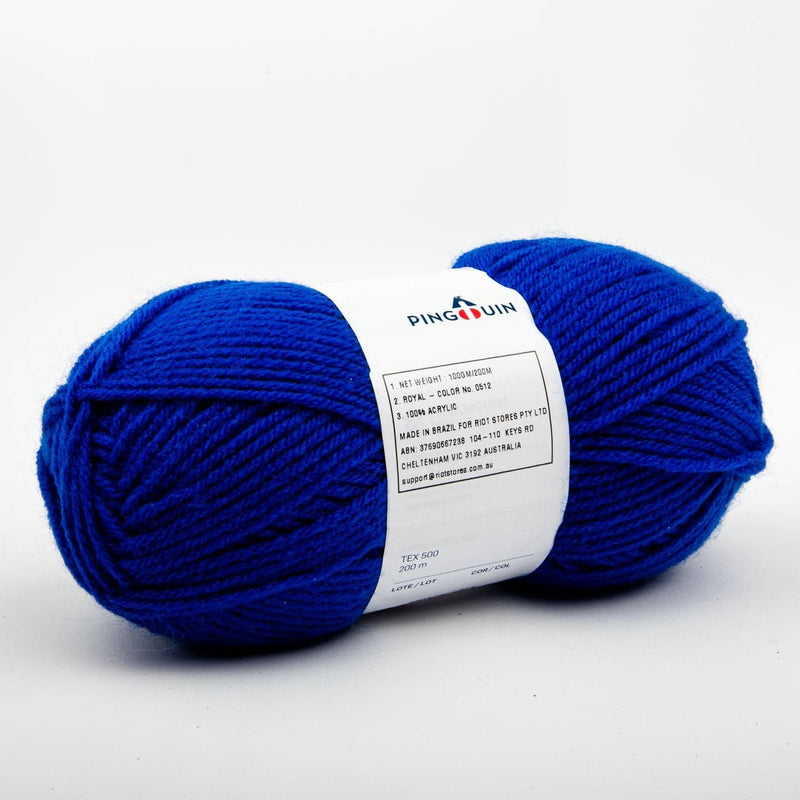 Midnight Blue Royal Blue - Flash Yarn 100 Grams 200 Metres Knitting and Crochet Yarn