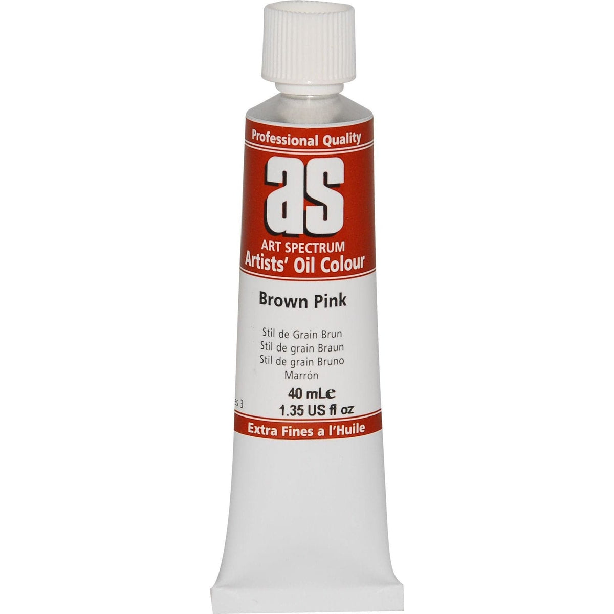 Brown Art Spectrum Oil Paint 40mL Brown Pink  S3 Oil Paints