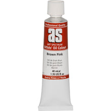 Brown Art Spectrum Oil Paint 40mL Brown Pink  S3 Oil Paints