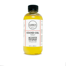 Black Gamblin Linseed Stand Oil 250ml/8.5oz Oil Paints
