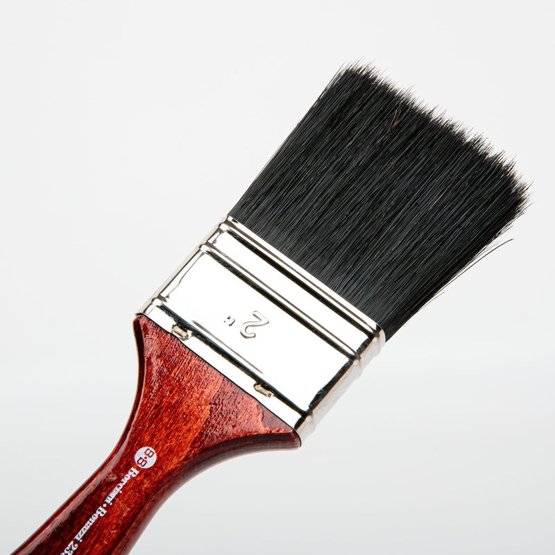 Dark Slate Gray Borciani Bonazzi Professional Artist Paint Brush Black Bristle Series 235/CV Size 5cm Triple Thickness Paint Brushes