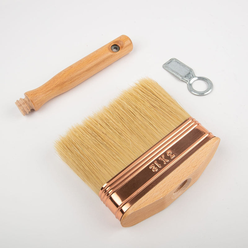 Tan Borciani Bonazzi Professional Artist Paint Brush Bristle Series 185 Size 12x3cm Paint Brush For Wood Preservers Paint Brushes