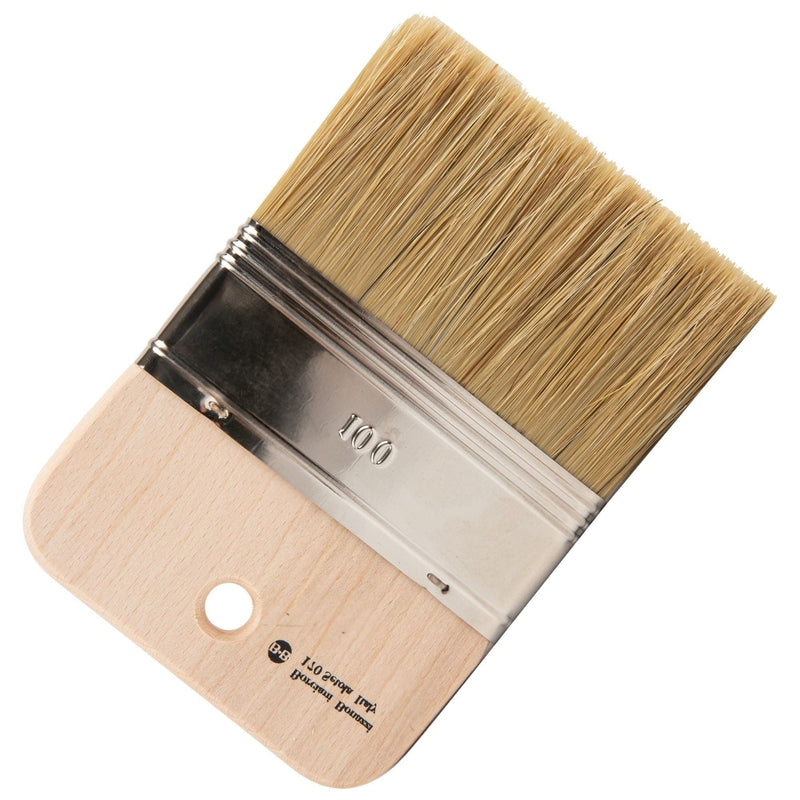 Dark Khaki Borciani Bonazzi Professional Artist Paint Brush Natural Bristle Brush Series 170 Size 100mm Mottler Paint Brushes