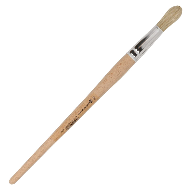 Rosy Brown Borciani Bonazzi Professional Artist Paint Brush Natural Bristle Series 47 Size 20 Round Paint Brushes