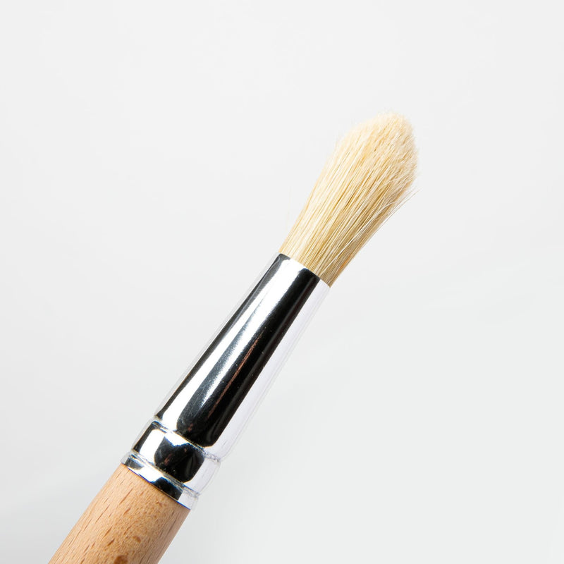 Tan Borciani Bonazzi Professional Artist Paint Brush Natural Bristle Series 47 Size 20 Round Paint Brushes