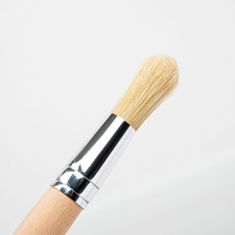 Tan Borciani Bonazzi Professional Artist Paint Brush Natural Bristle Series 47 Size 28 Round Paint Brushes